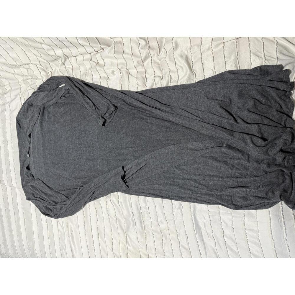 Sophie Louise Long Sleeve Maxi cover up in Gray